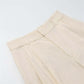High Waist Wide Leg Draping Pleated Trousers