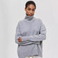Winter Turtleneck Sweater Ins Solid Color Long Sleeve Pullover Top Women&