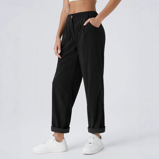 Casual Suit Wide-leg Pants With Velvet