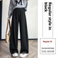 Narrow Wide-leg Pants Women&