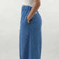 Large Size Summer Silk Ice Wide Leg Pants Women&